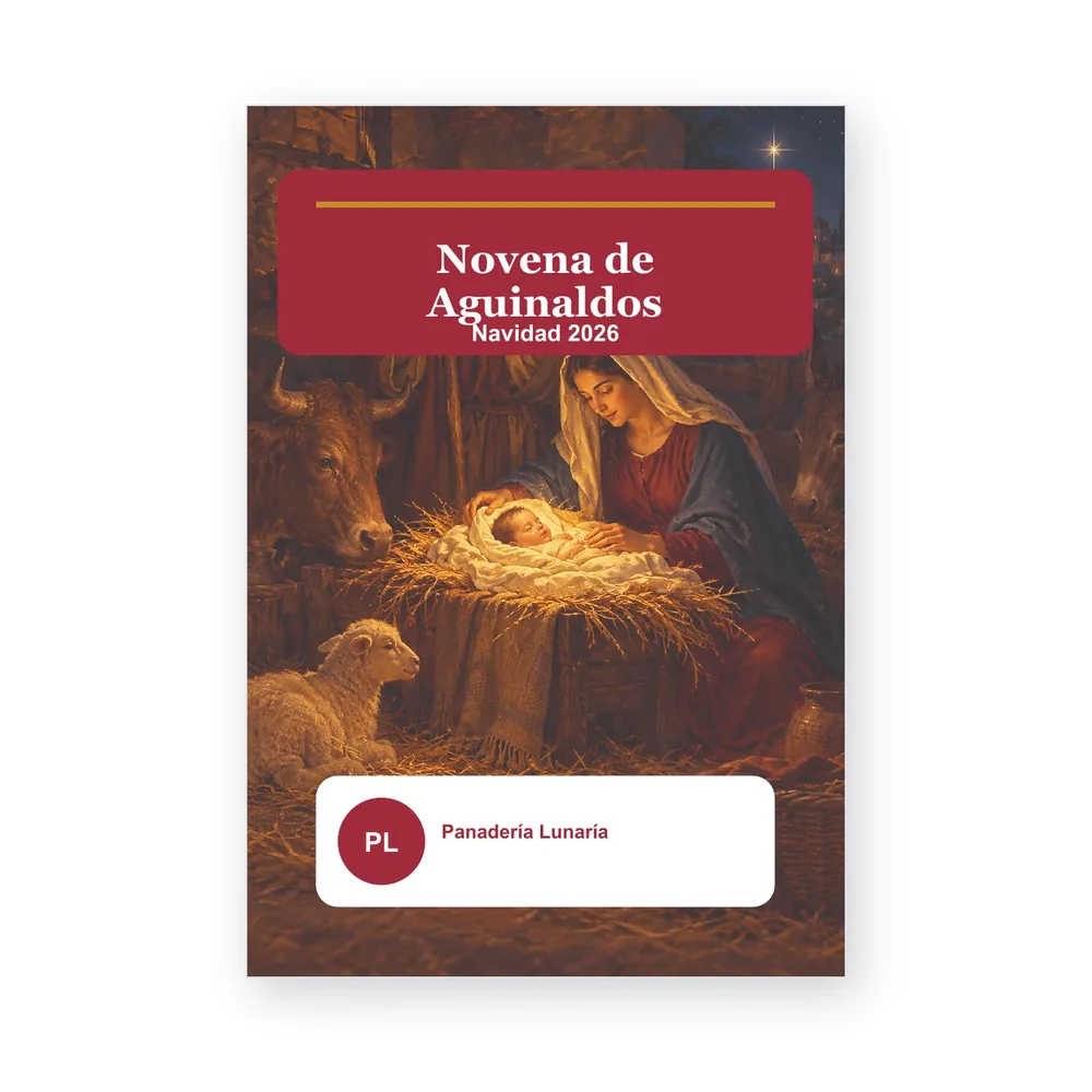 Novena de Aguinaldos con el logo de su empresa