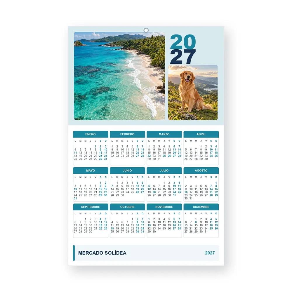 Calendario de diseño propio PG27-13-07