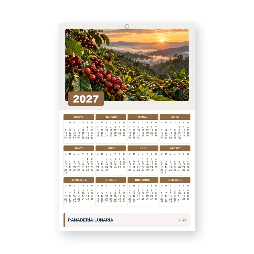 Calendario de diseño propio PG27-13-17