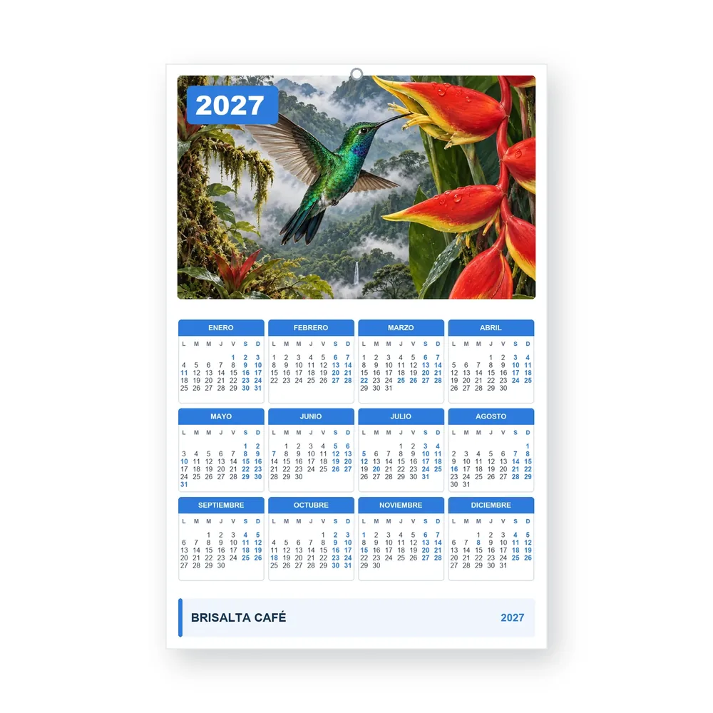 Calendario de diseño propio PG27-13-18