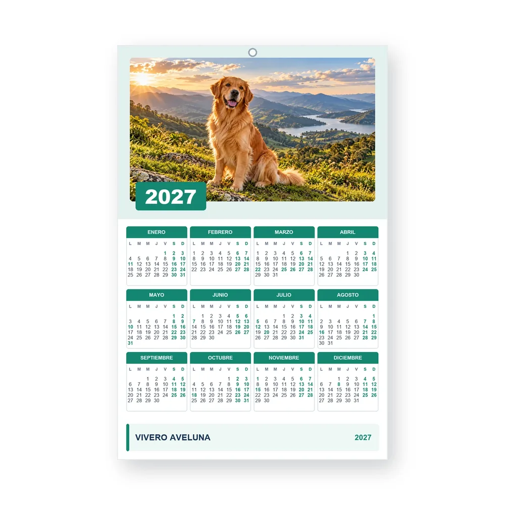 Calendario de diseño propio PG27-15-09