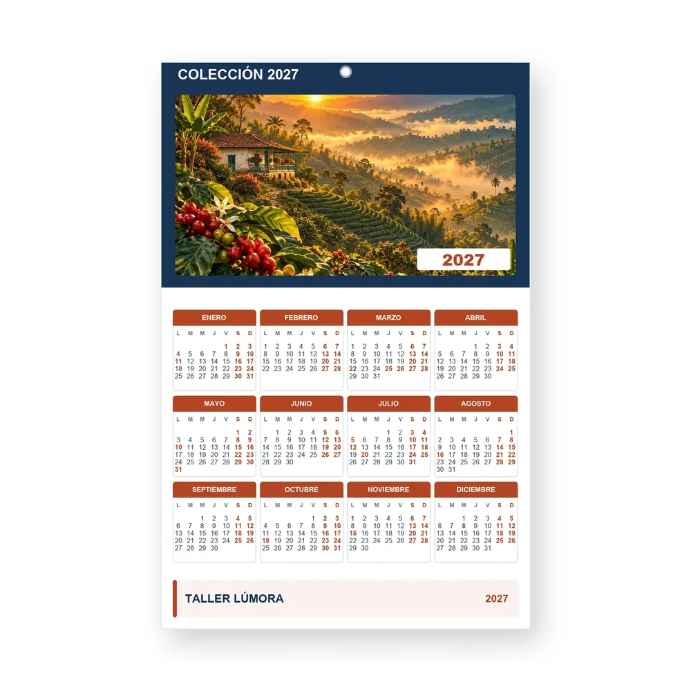 Calendario de diseño propio PG27-15-12