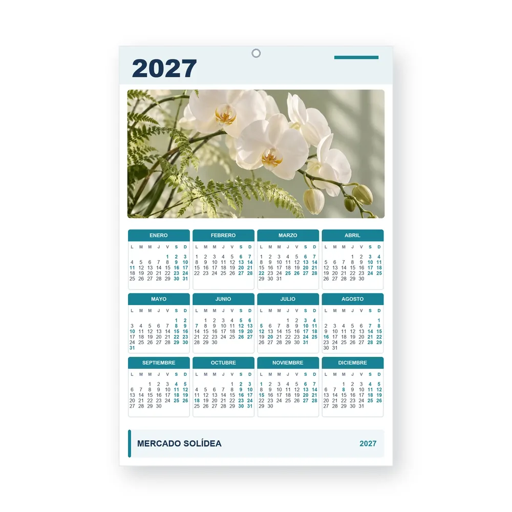 Calendario de diseño propio PG27-15-13