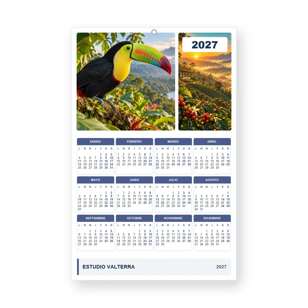 Calendario de diseño propio PG27-15-14