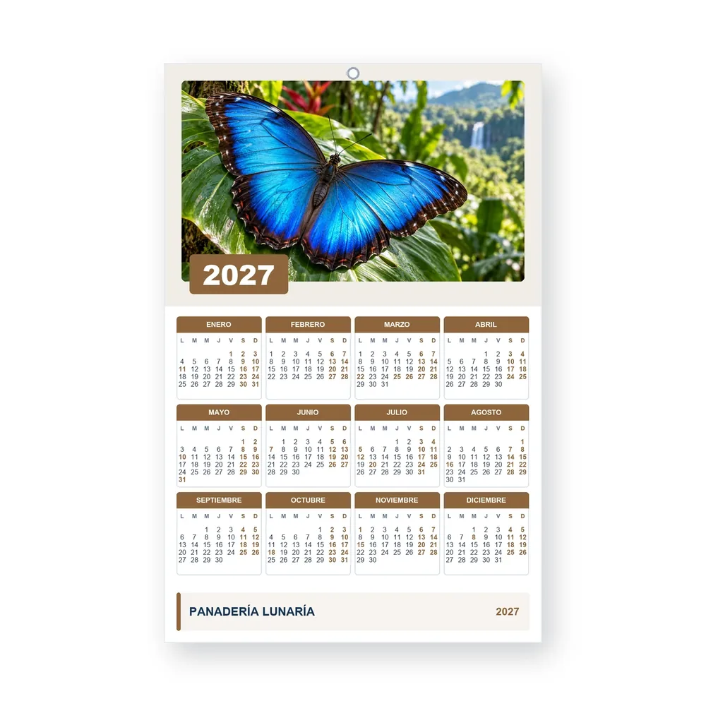 Calendario de diseño propio PG27-15-15