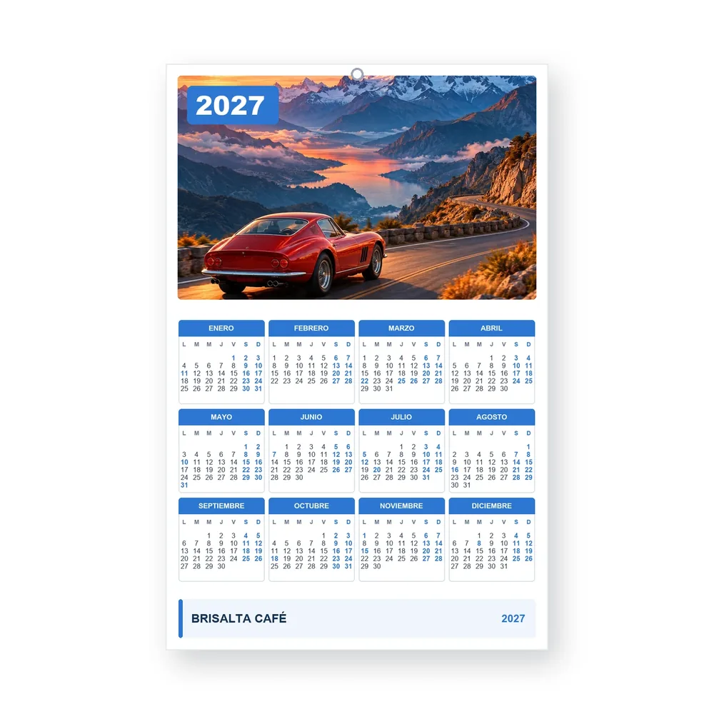 Calendario de diseño propio PG27-15-16