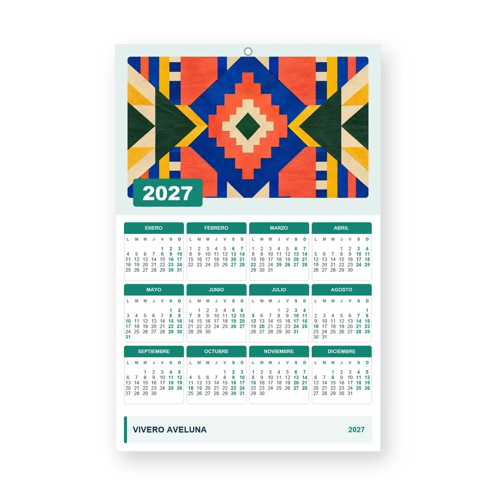 Calendario de diseño propio PG27-16-08