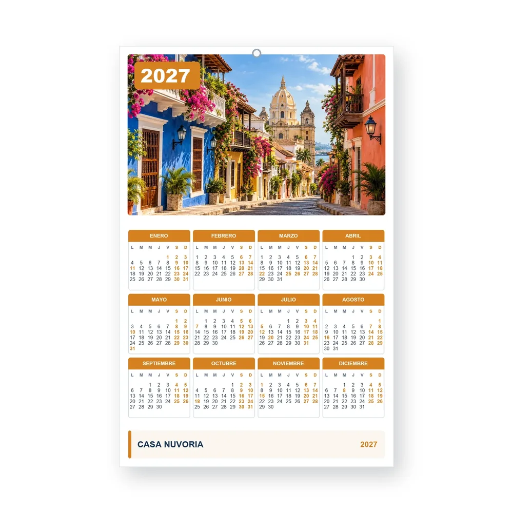 Calendario de diseño propio PG27-16-09