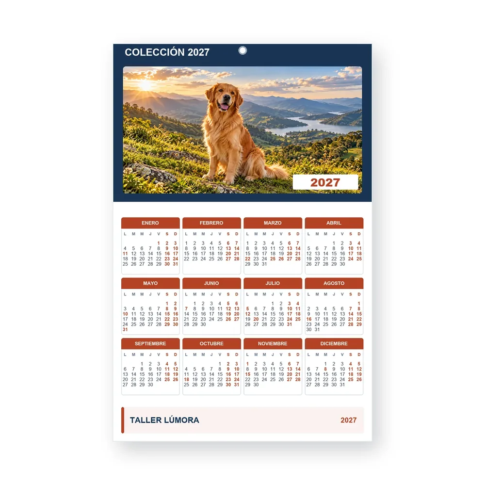 Calendario de diseño propio PG27-16-11