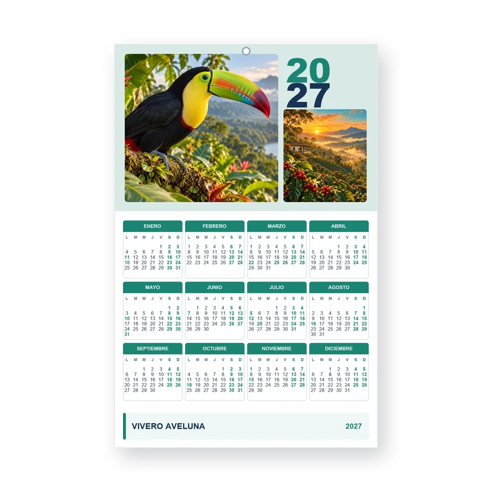 Calendario de diseño propio PG27-16-16