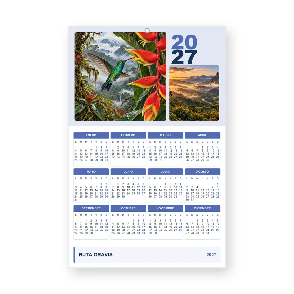 Calendario de diseño propio PG27-17-09