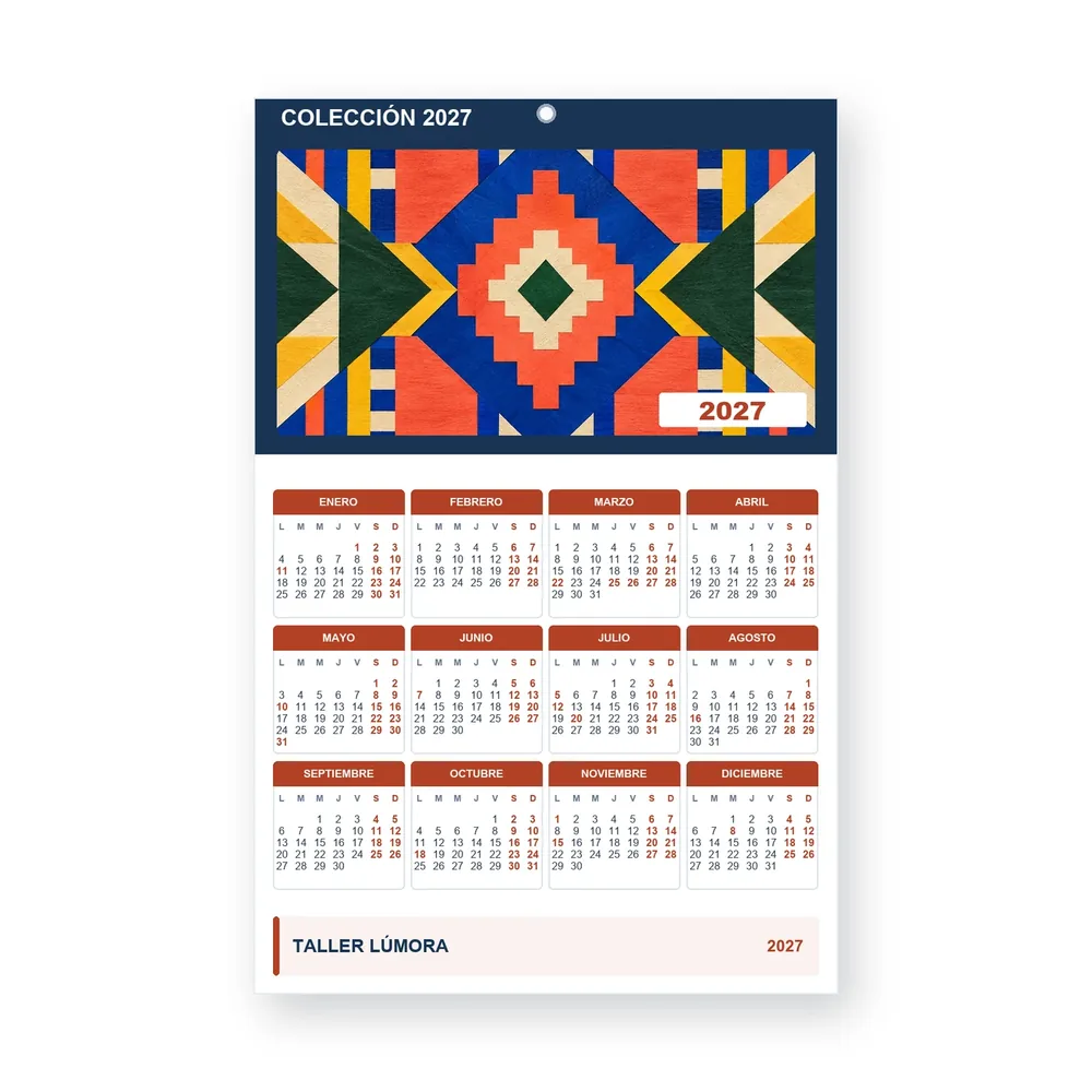 Calendario de diseño propio PG27-17-10