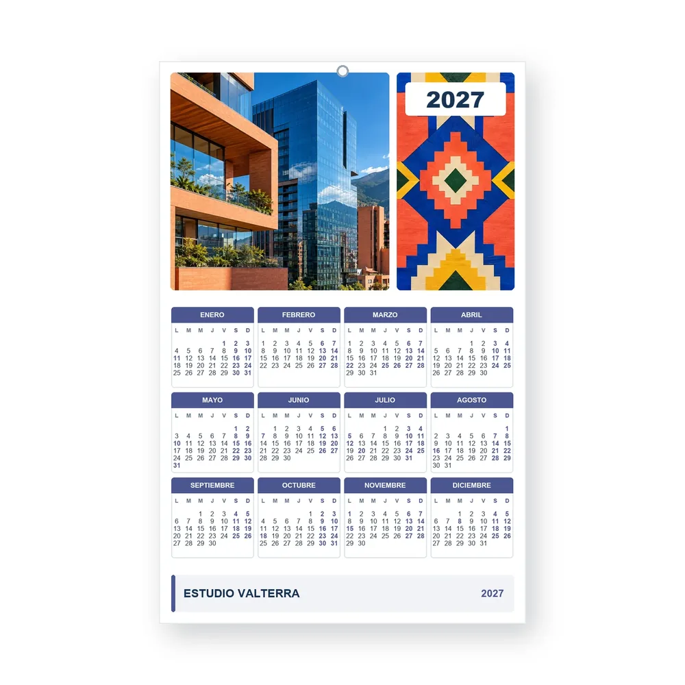 Calendario de diseño propio PG27-17-12