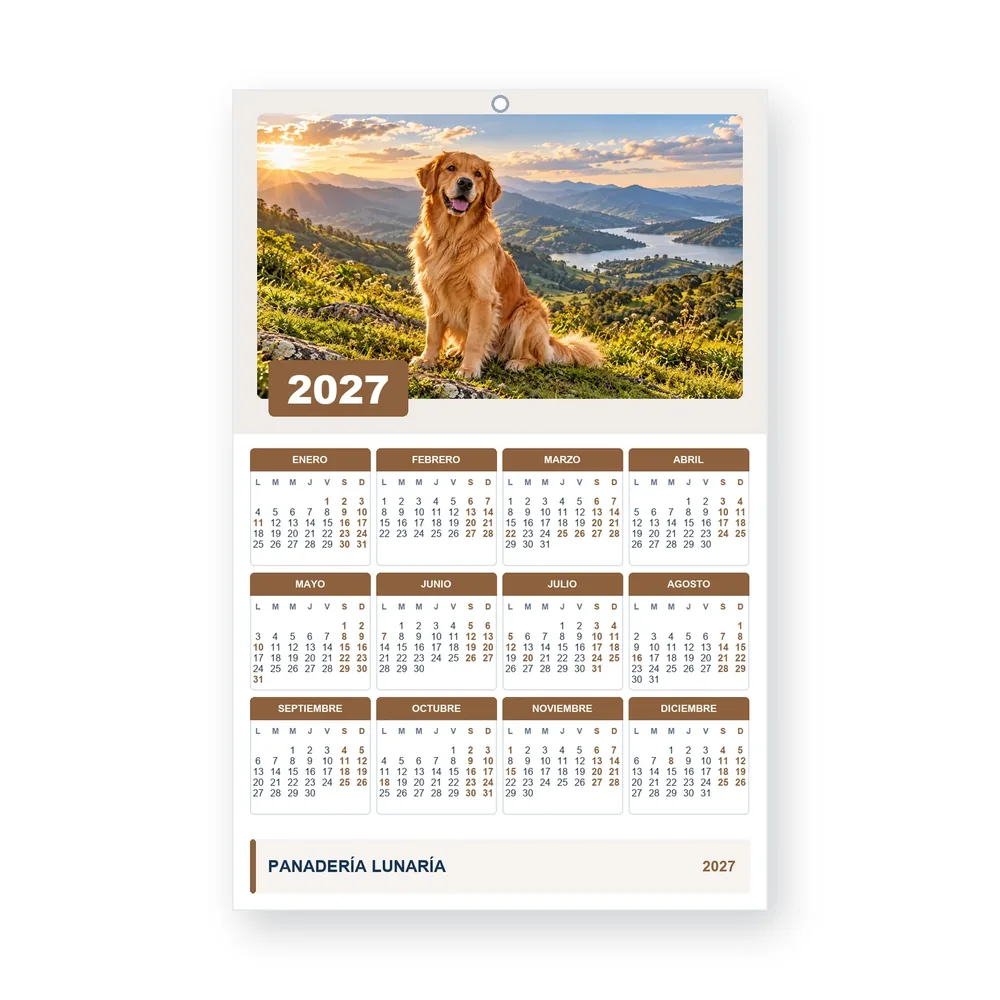 Calendario de diseño propio PG27-17-13