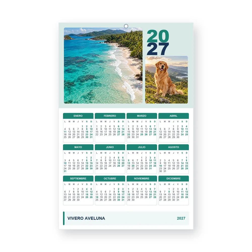 Calendario de diseño propio PG27-17-15