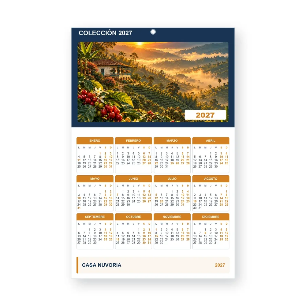 Calendario de diseño propio PG27-17-16