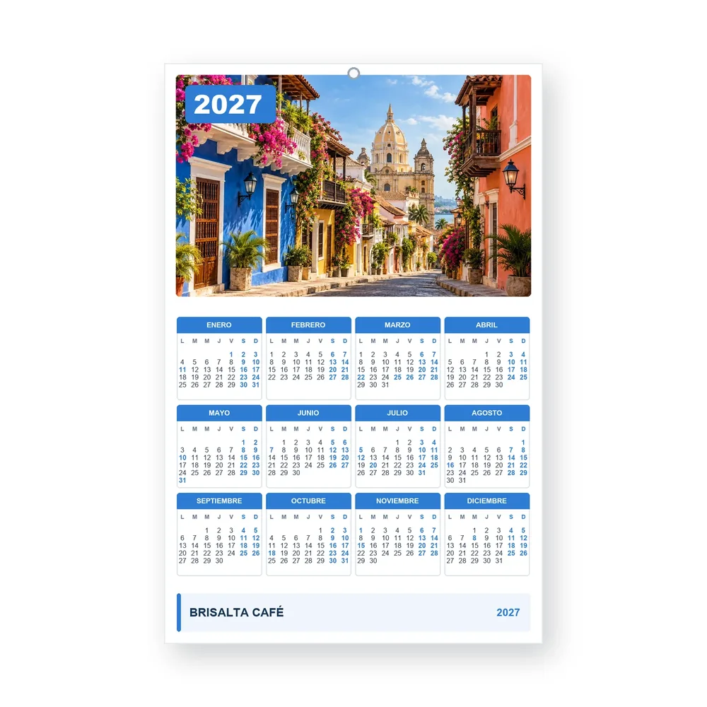Calendario de diseño propio PG27-18-13