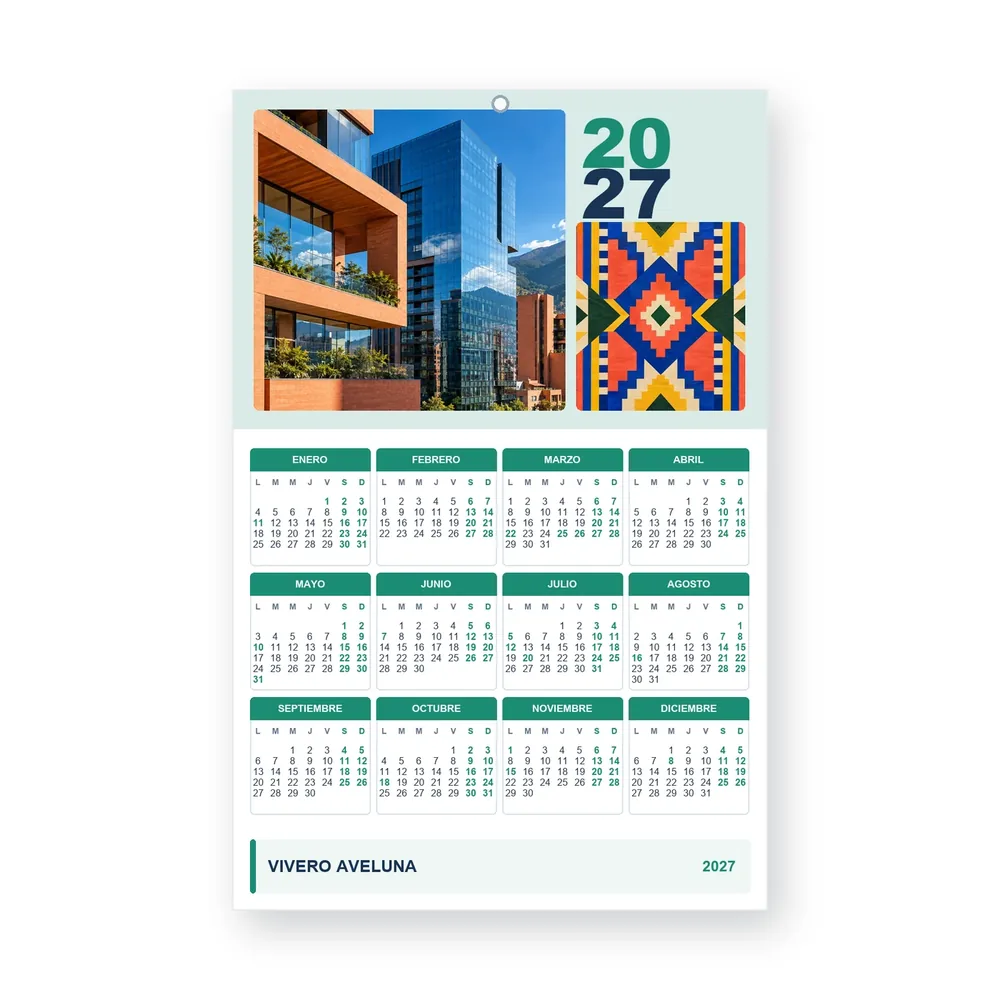 Calendario de diseño propio PG27-18-14