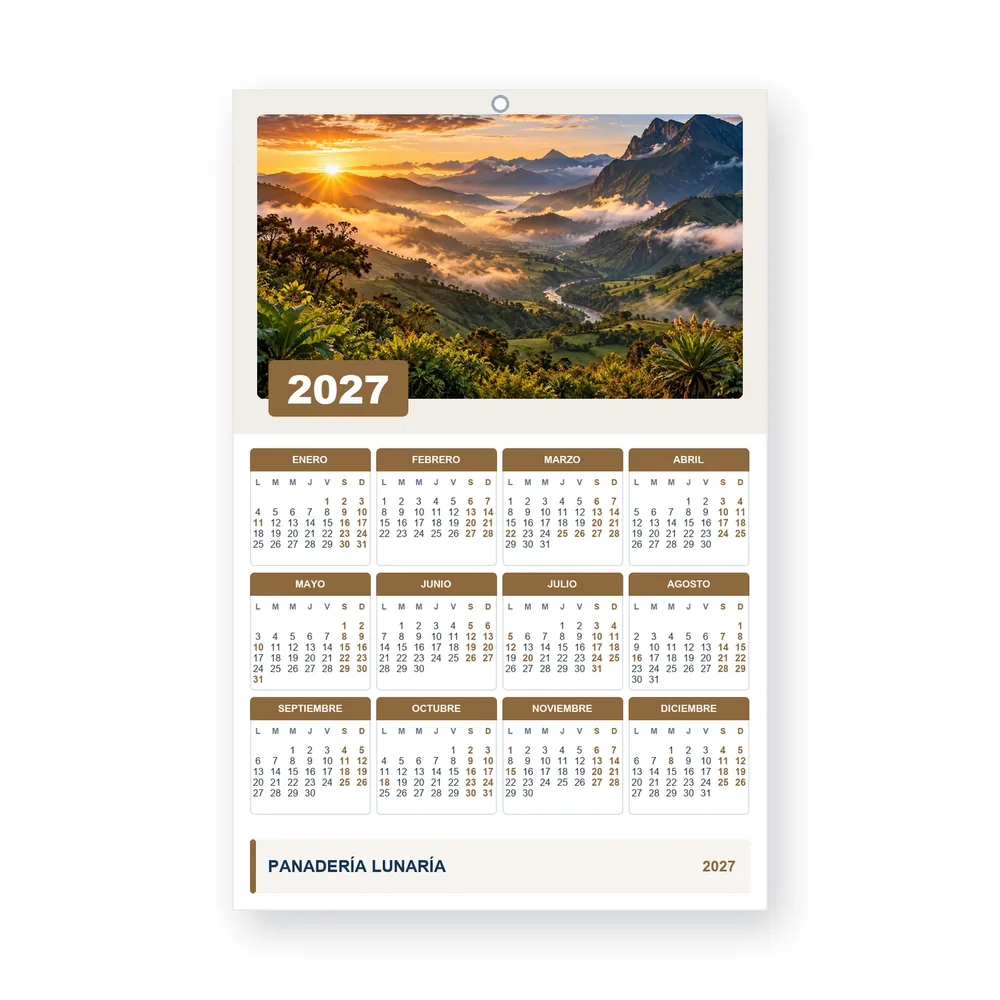 Calendario de diseño propio PG27-19-11