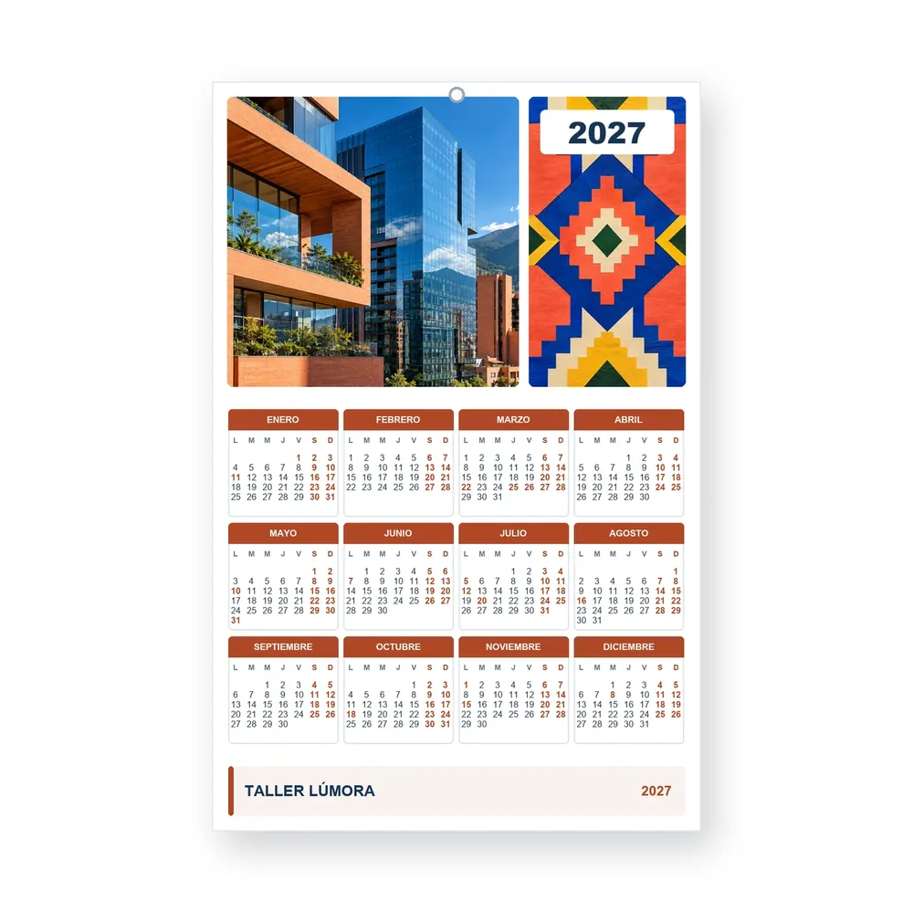 Calendario de diseño propio PG27-19-16