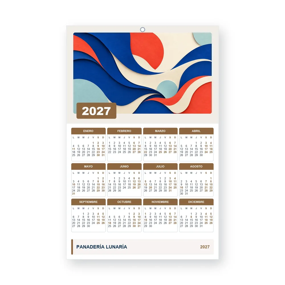Calendario de diseño propio PG27-20-10