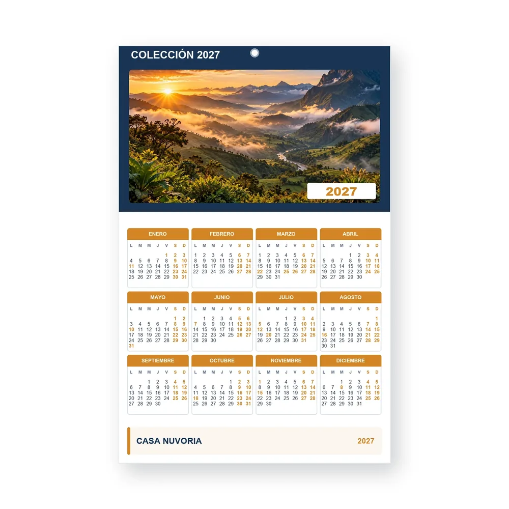 Calendario de diseño propio PG27-20-13