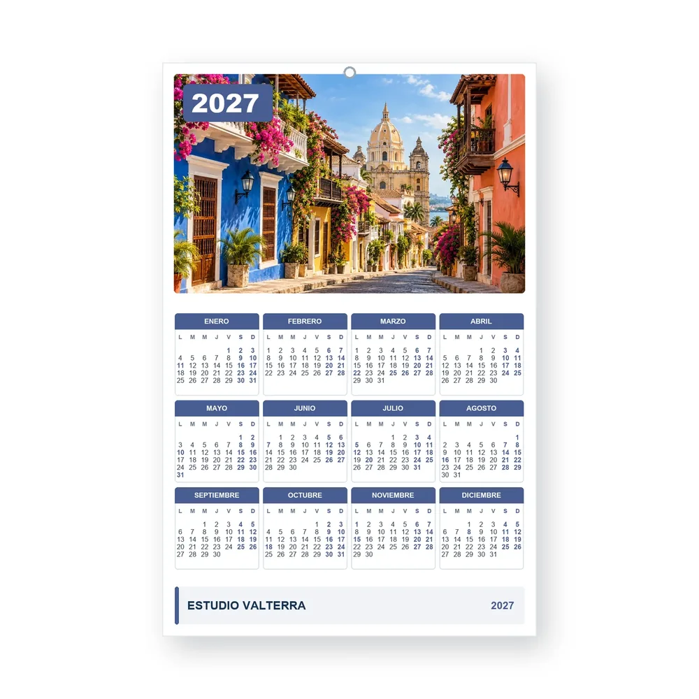 Calendario de diseño propio PG27-20-17
