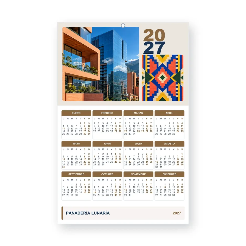 Calendario de diseño propio PG27-20-18