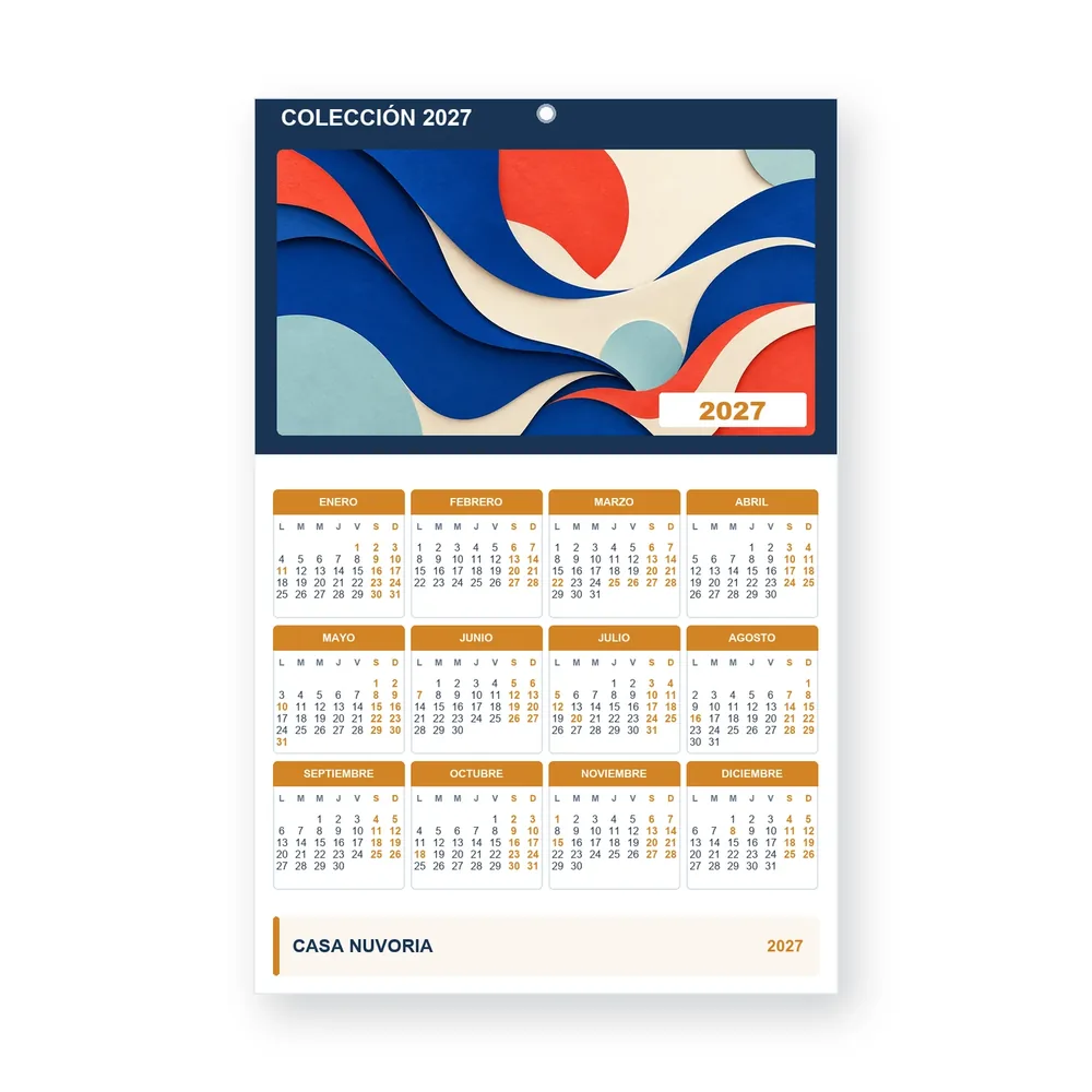 Calendario de diseño propio PG27-21-12