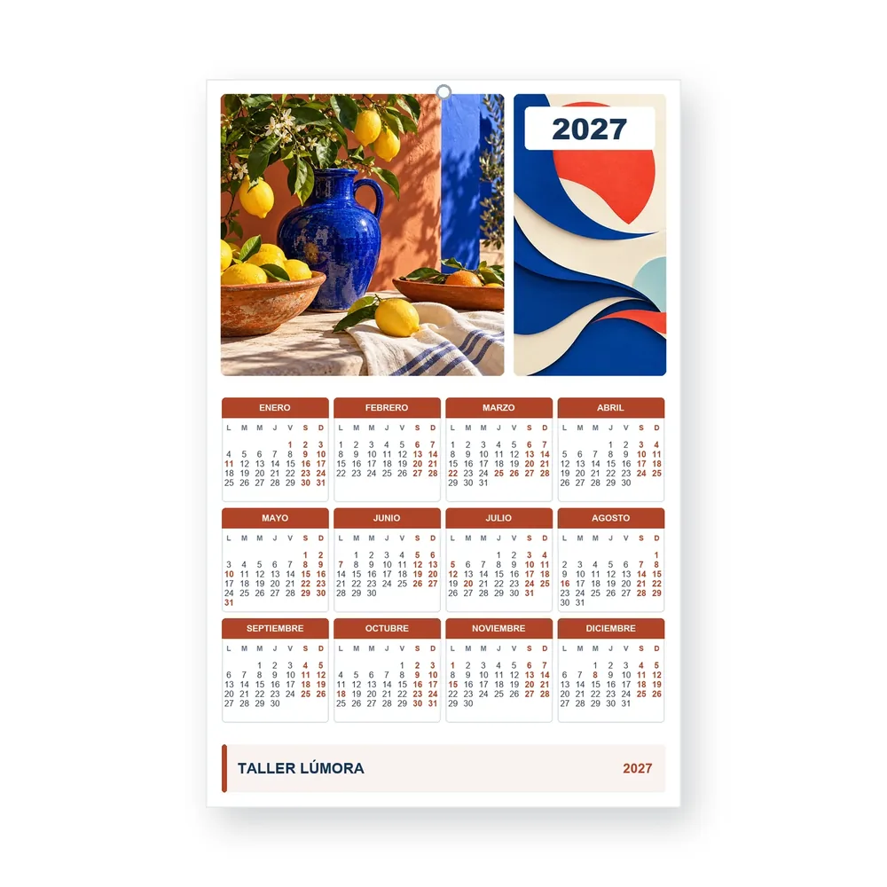 Calendario de diseño propio PG27-21-14