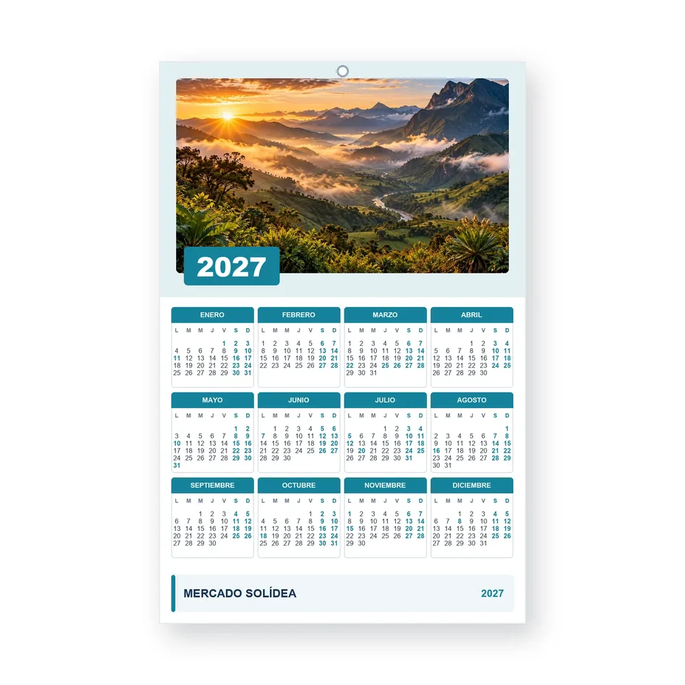 Calendario de diseño propio PG27-21-15