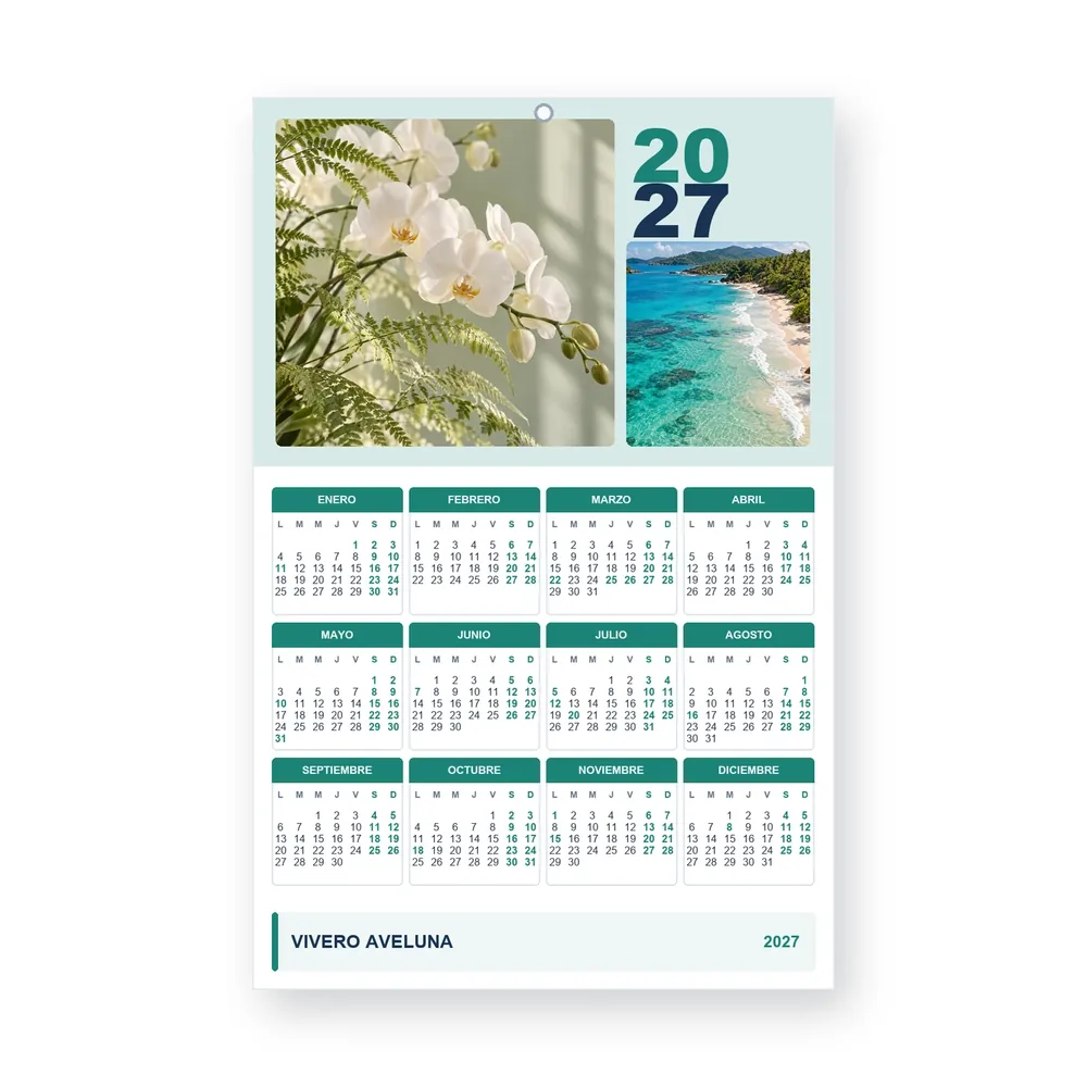 Calendario de diseño propio PG27-22-10
