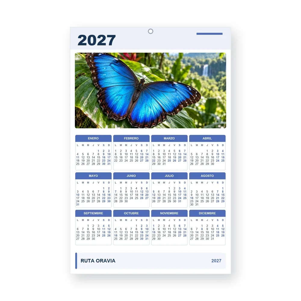 Calendario de diseño propio PG27-22-12