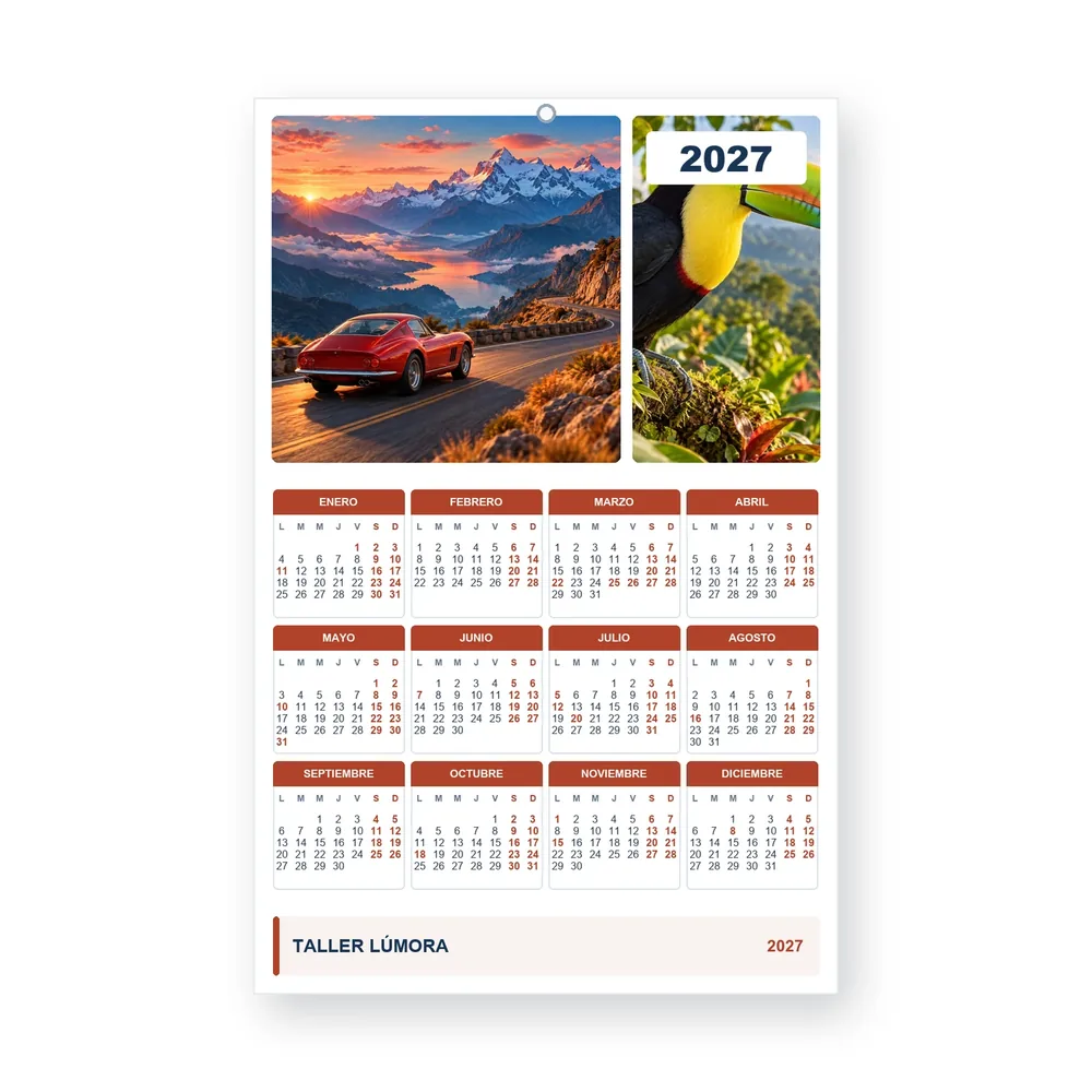 Calendario de diseño propio PG27-22-13