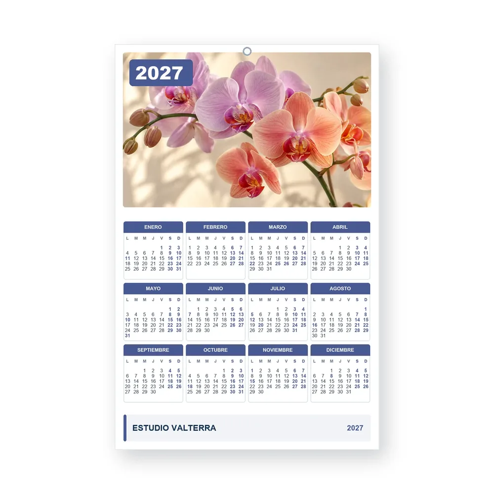 Calendario de diseño propio PG27-22-15