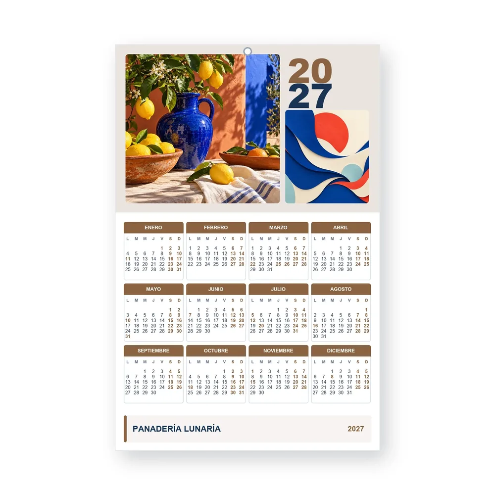 Calendario de diseño propio PG27-22-16