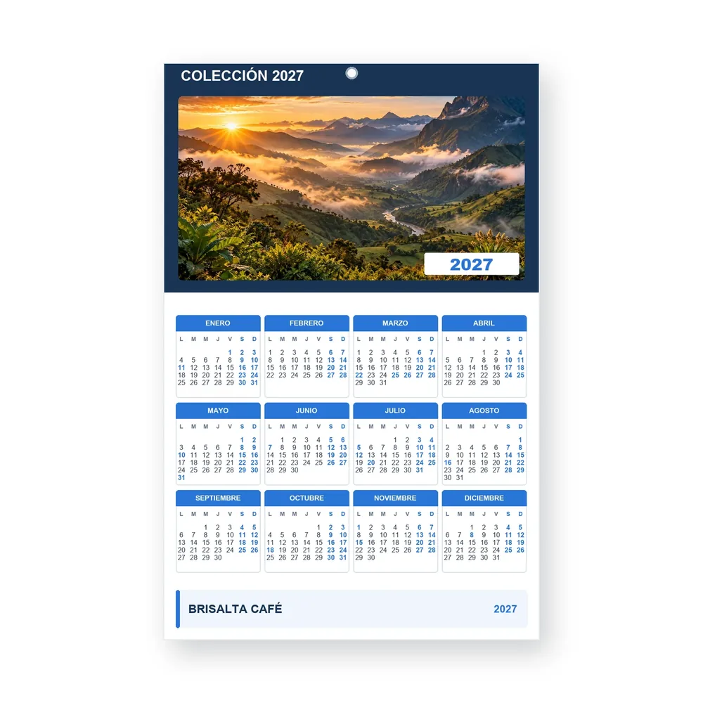 Calendario de diseño propio PG27-22-17