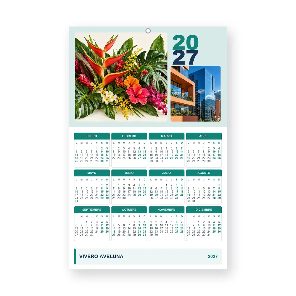 Calendario de diseño propio PG27-23-11