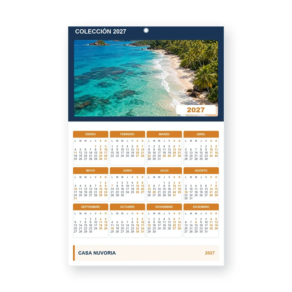 Calendario de diseño propio PG27-23-12