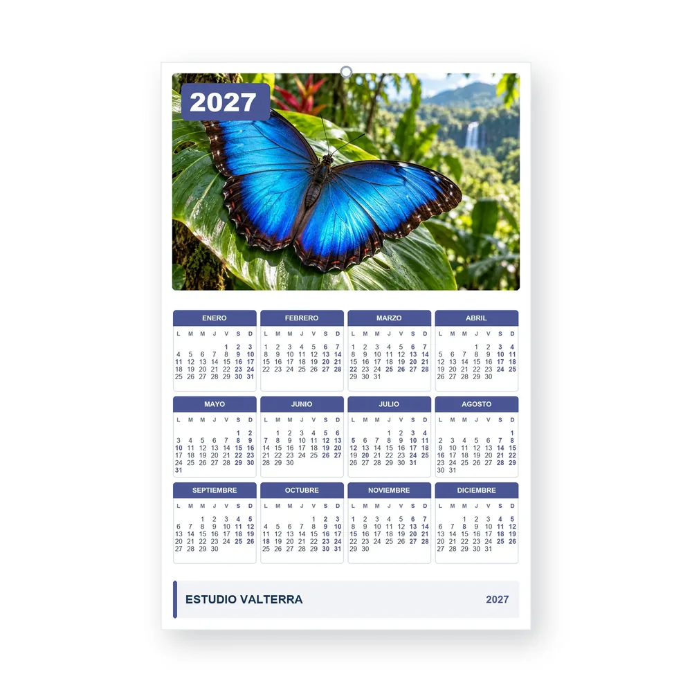 Calendario de diseño propio PG27-23-16