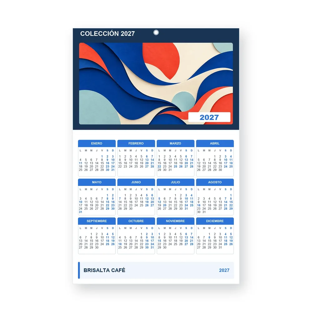 Calendario de diseño propio PG27-23-18