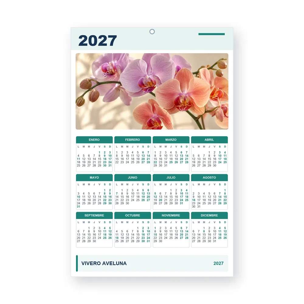 Calendario de diseño propio PG27-23-19