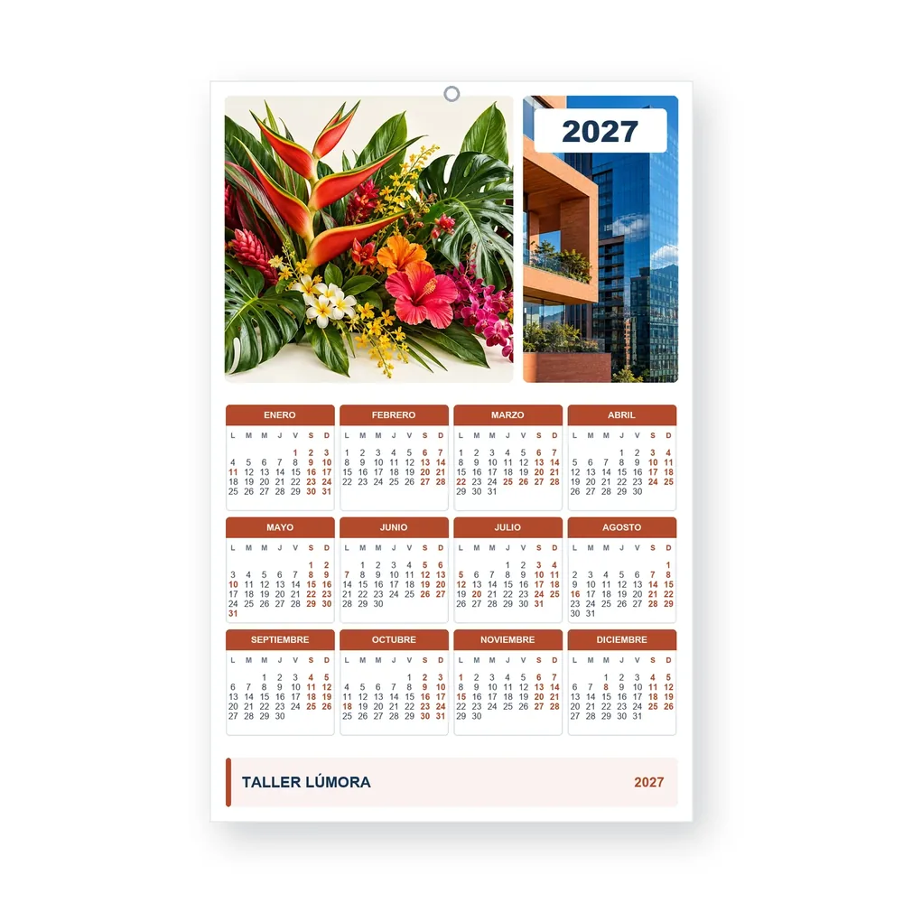 Calendario de diseño propio PG27-24-13