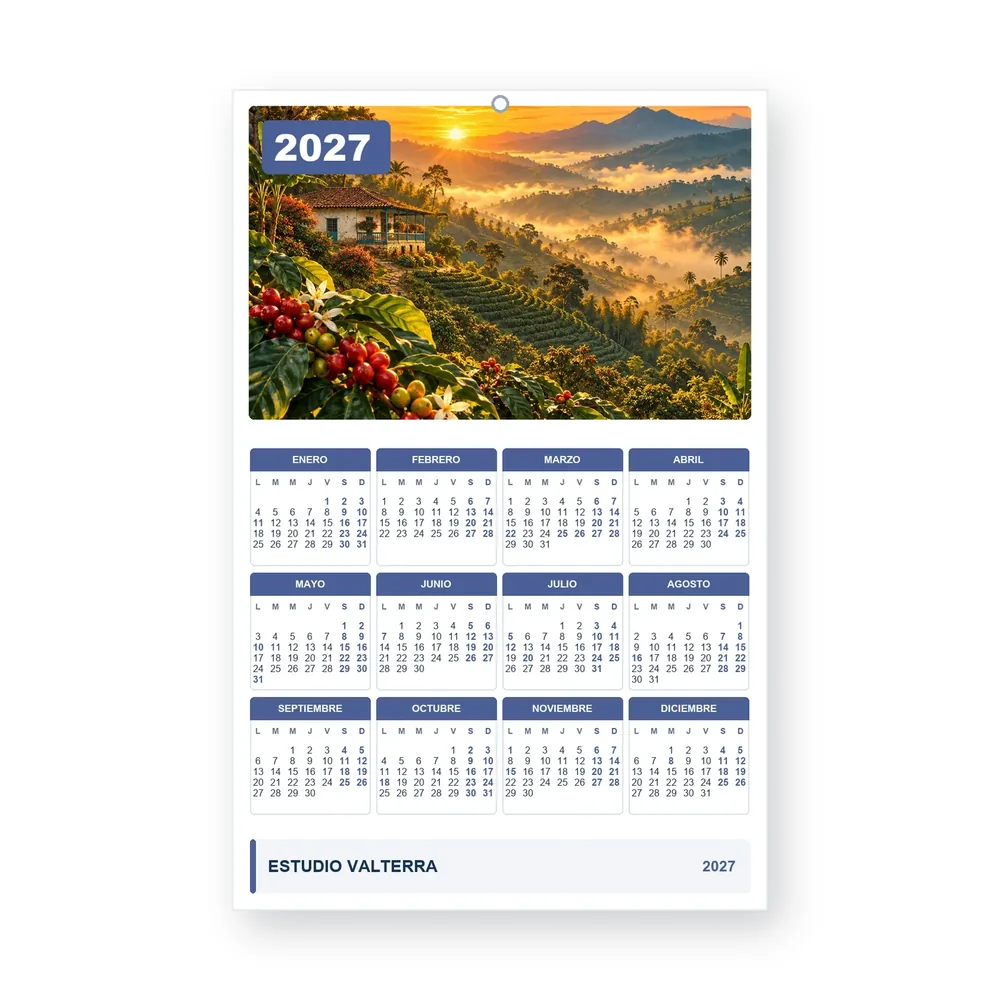 Calendario de diseño propio PG27-24-15