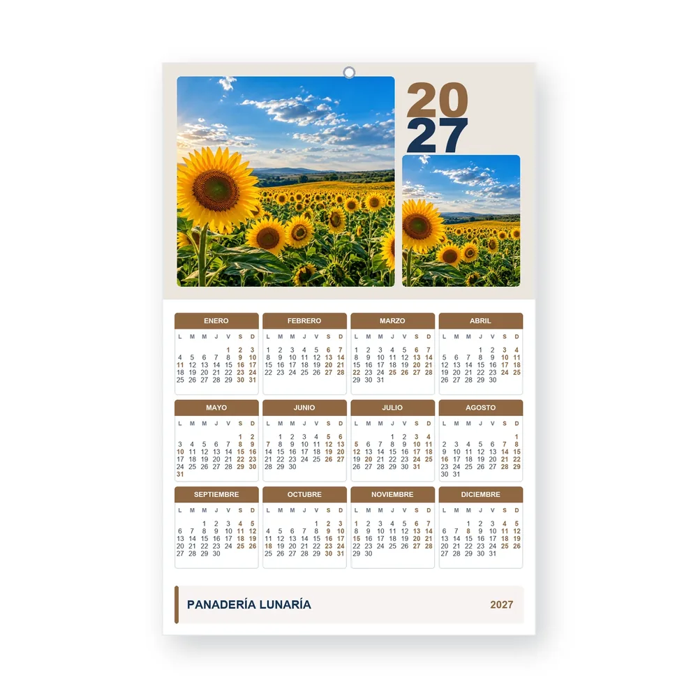 Calendario de diseño propio PG27-25-07