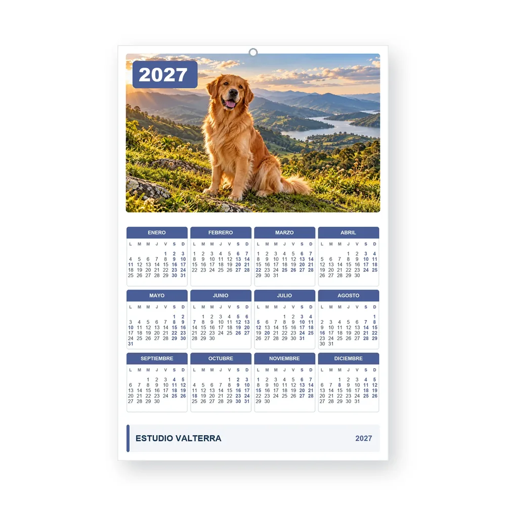 Calendario de diseño propio PG27-25-13