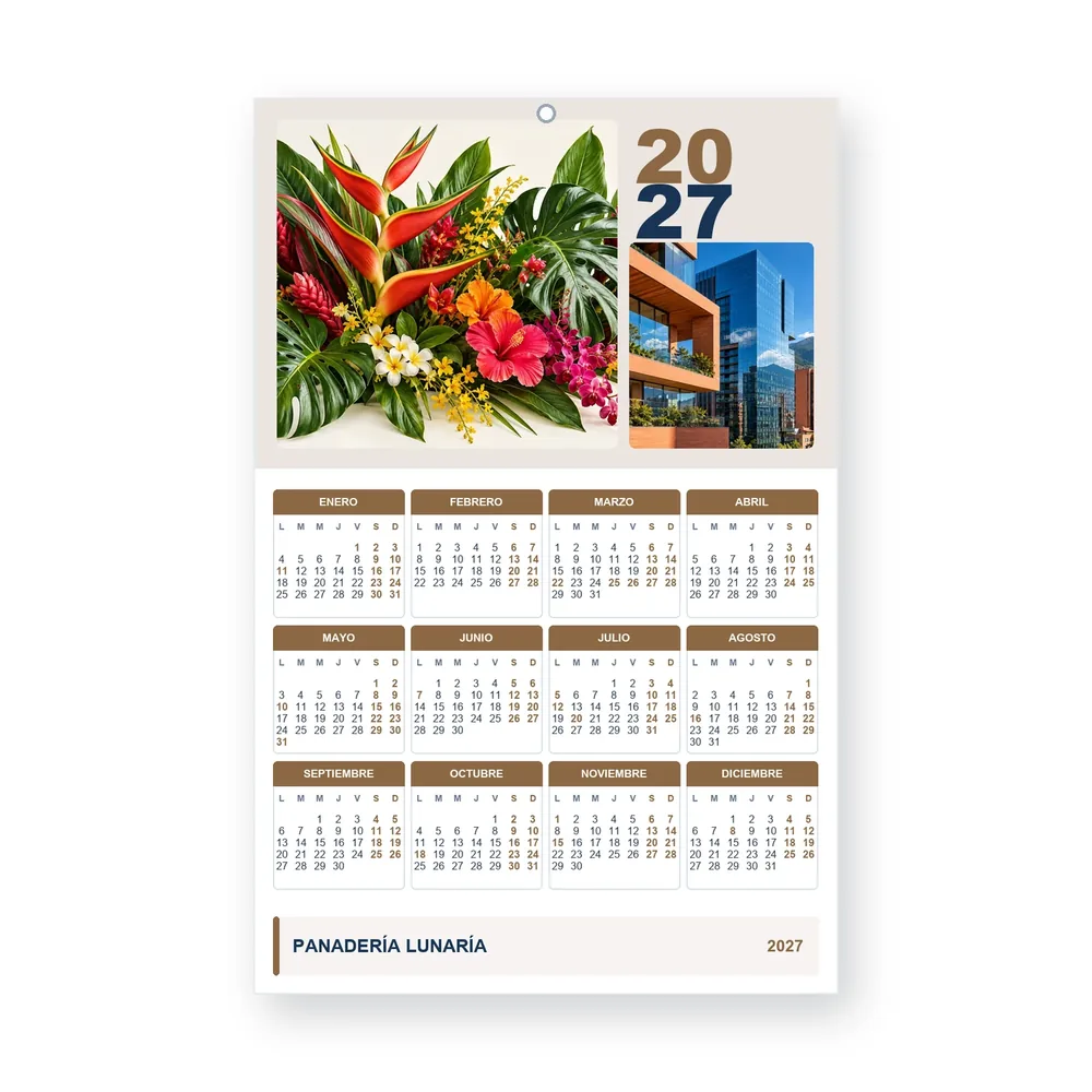 Calendario de diseño propio PG27-25-14