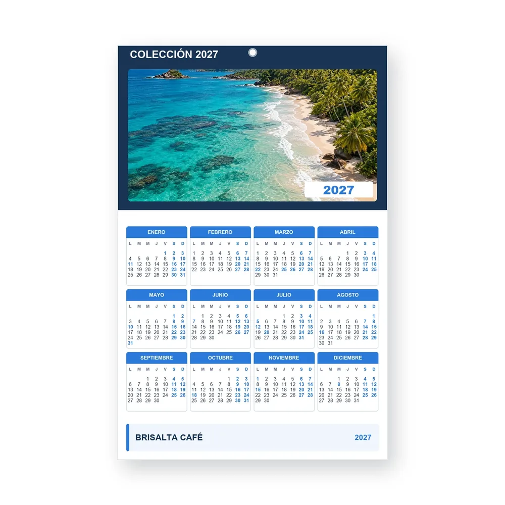 Calendario de diseño propio PG27-25-15