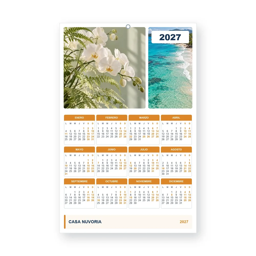 Calendario de diseño propio PG27-25-17
