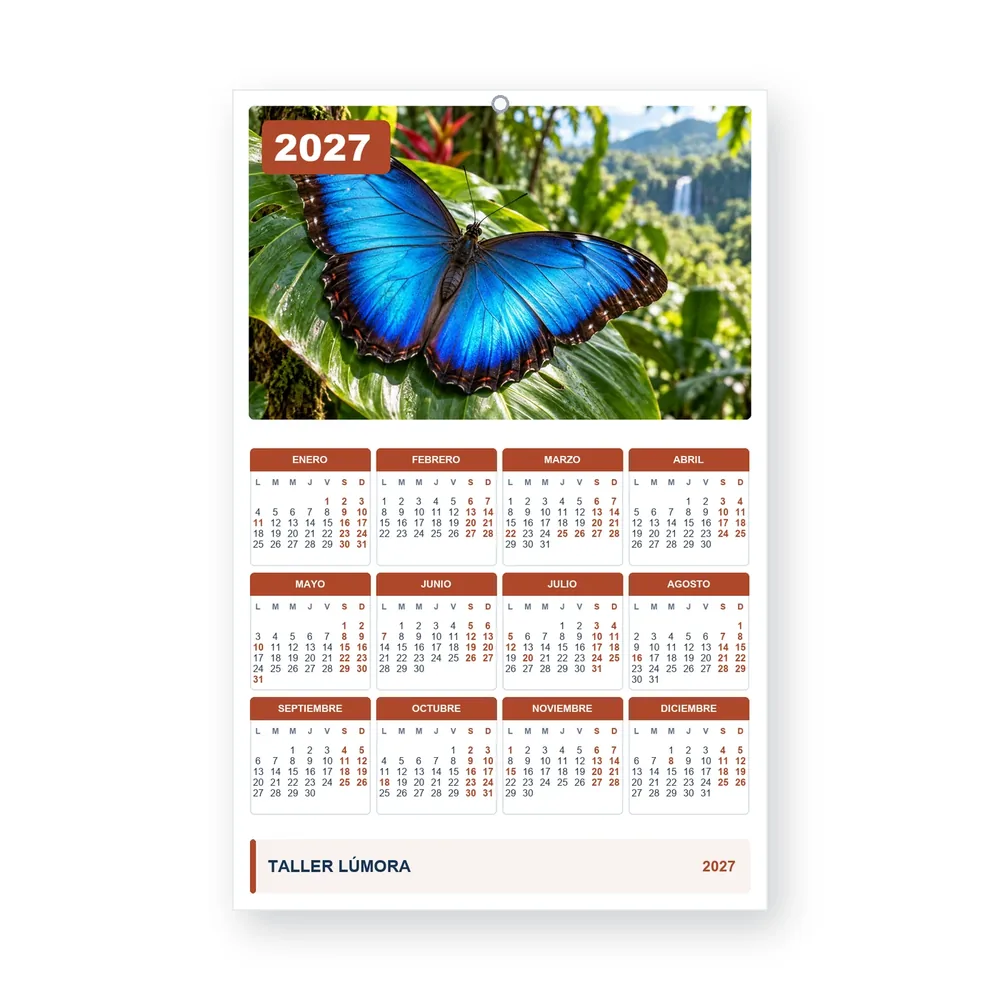 Calendario de diseño propio PG27-25-19